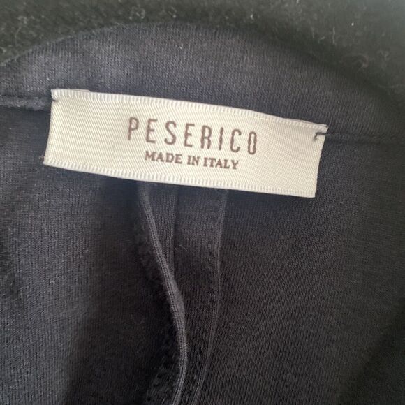 Peserico Black two button Blazer Made In Italy Cotton blend corpcore business 44 - Picture 4 of 10